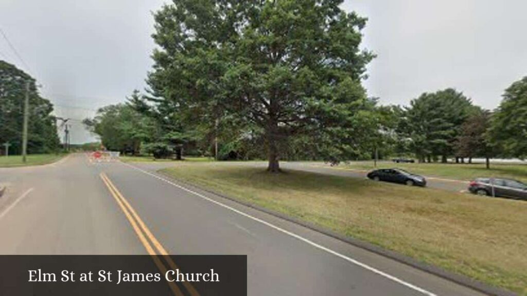 Elm St At St James Church - Rocky Hill (Connecticut)