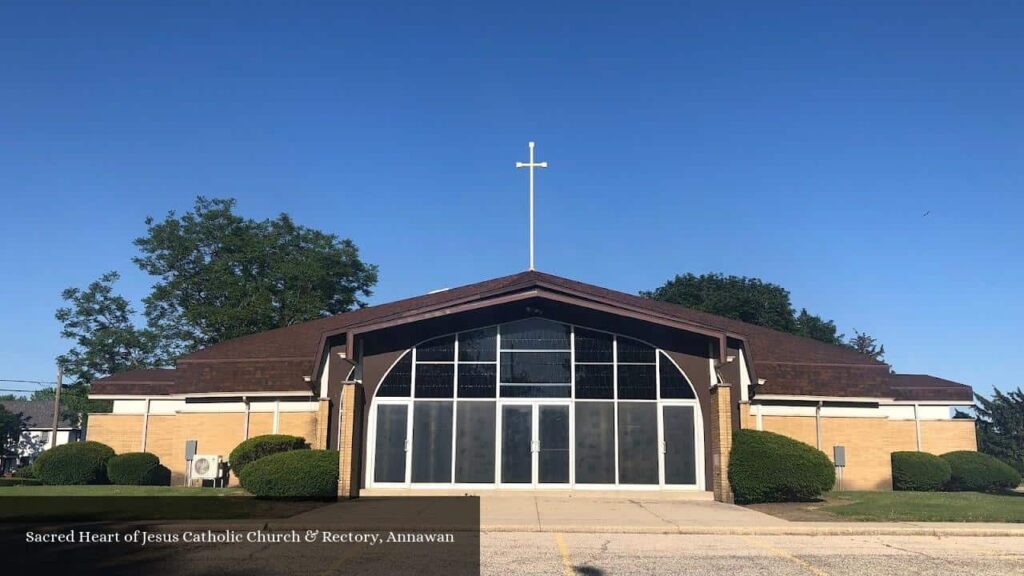 Sacred Heart of Jesus Catholic Church & Rectory - Annawan (Illinois)