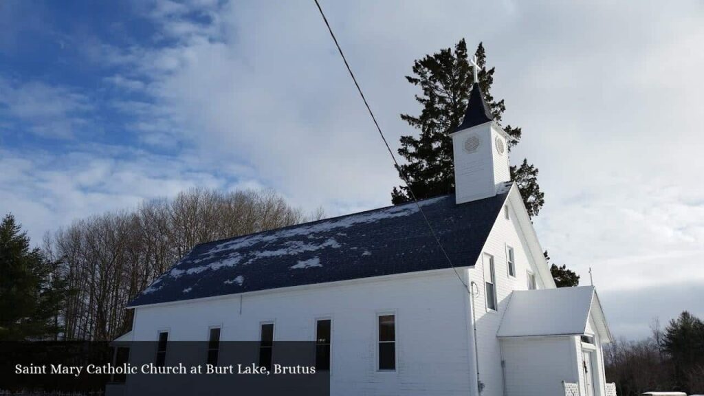 Saint Mary Catholic Church At Burt Lake - Brutus (Michigan)