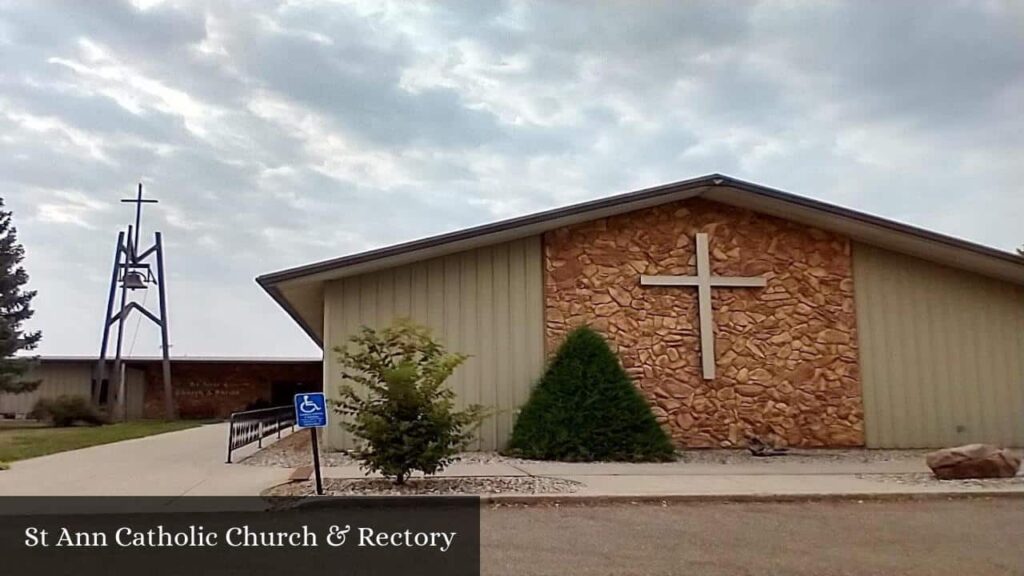 St Ann Catholic Church & Rectory - Geddes (South Dakota)