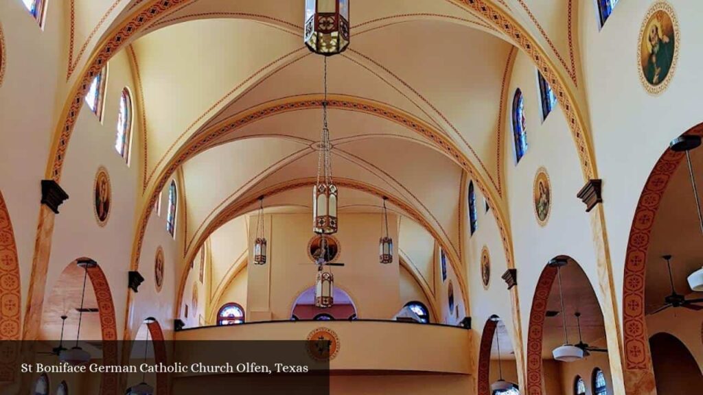 St Boniface German Catholic Church Olfen - Rowena (Texas)