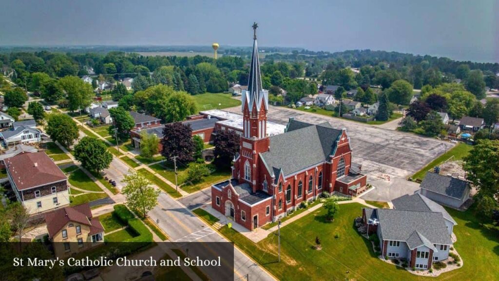 St Mary's Catholic Church and School - Algoma (Wisconsin)